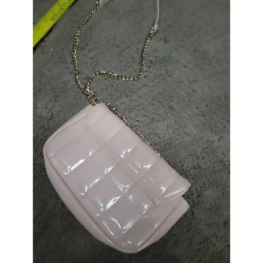 Forever 21 Pink Quilted Vinyl Type Purse